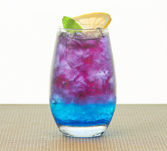 紫陽花ティーソーダ