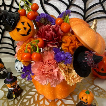 キッズイベント　ハッピーハロウィンフラワーデコレーション