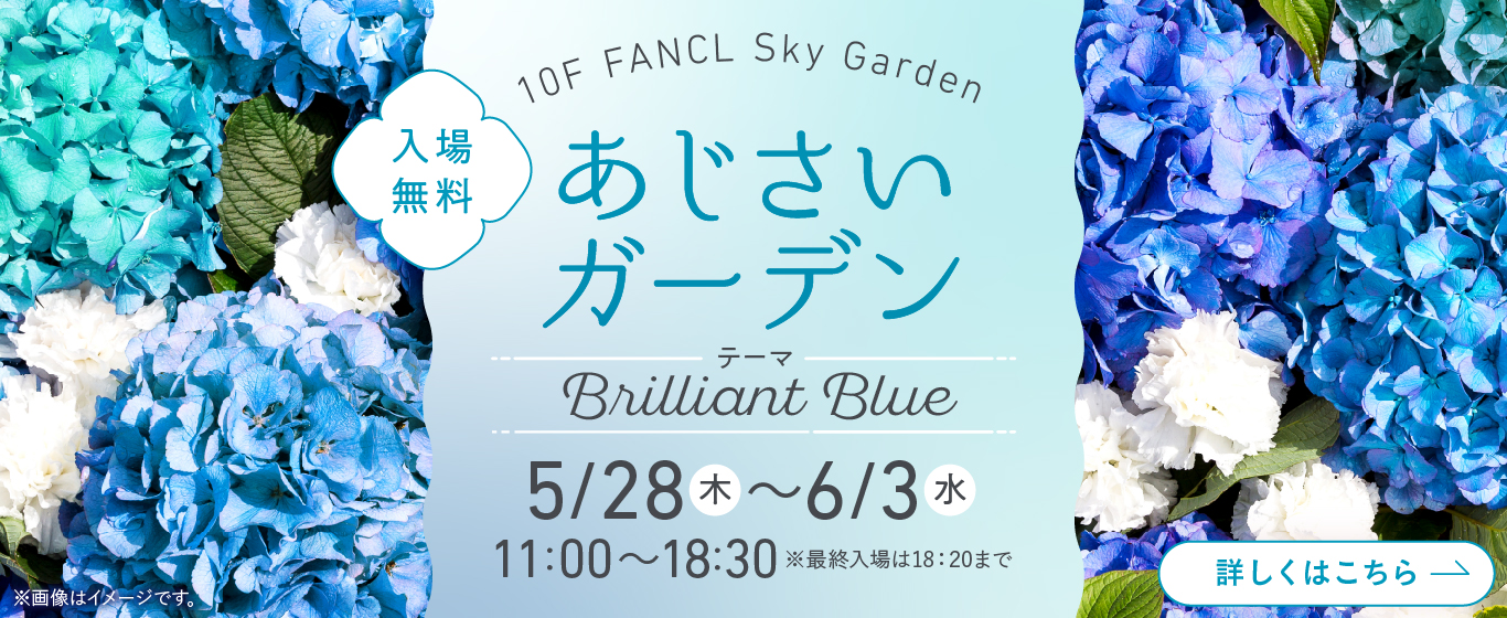 5/28(木)〜6/3(水)あじさいガーデン