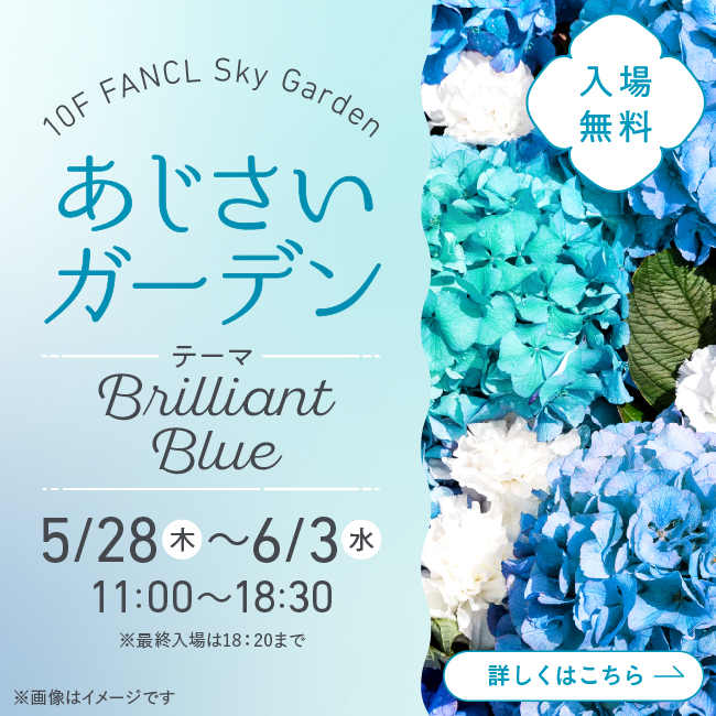 5/28(木)〜6/3(水)あじさいガーデン