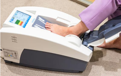 骨密度測定の様子