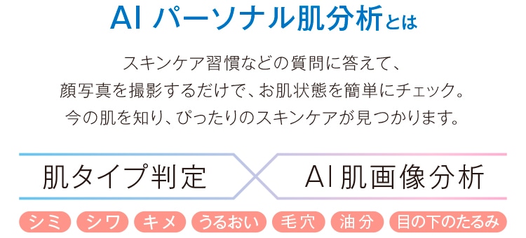 AI パーソナル肌分析とは