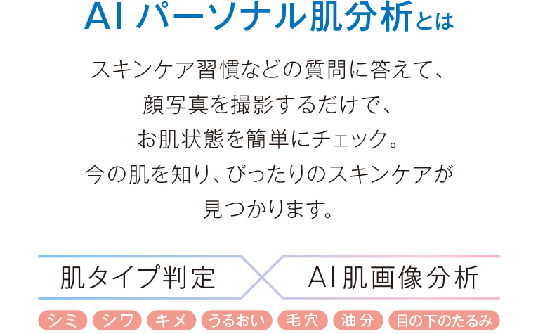 AI パーソナル肌分析とは